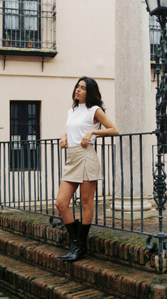 Polera Artenisa Blanca