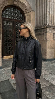 Chaqueta Ecocuero Anuri Negra