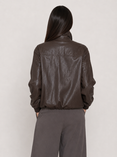 Chaqueta Ecocuero Anuri Chocolate
