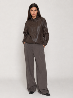 Chaqueta Ecocuero Anuri Chocolate